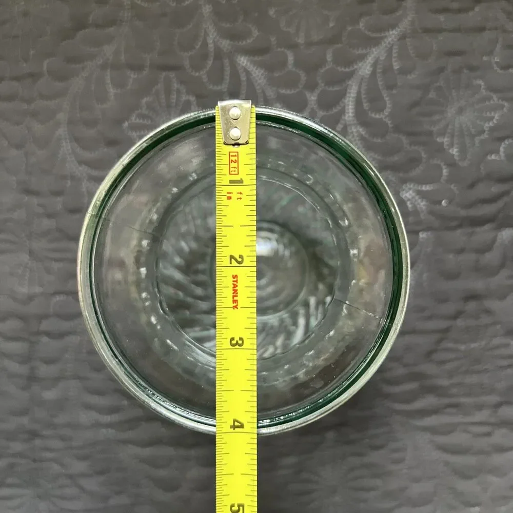 Indiana Glass Swirl Illusion Vase Vintage Art Decor Glassware Urn 8